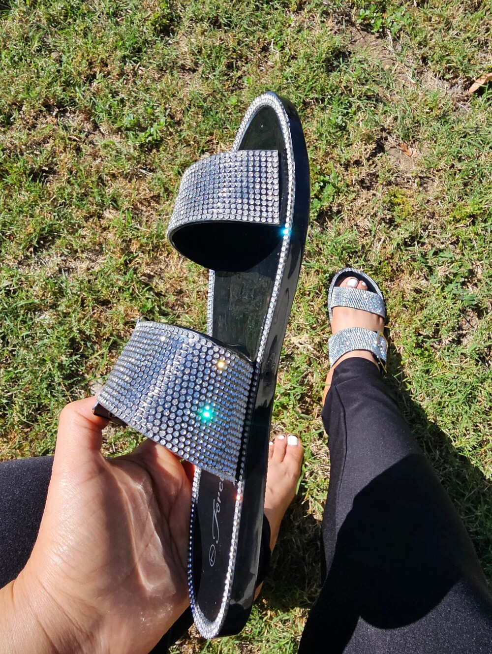 Just In Kayla Sparkling Sandal - Picture 5 of 9